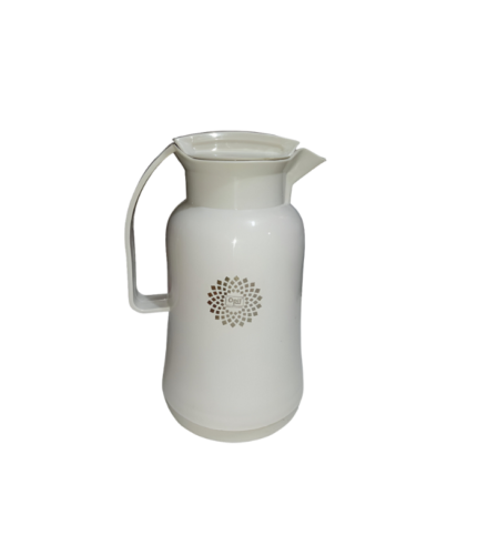 Opil Elegant White Insulated Flask – Hot & Cold Beverage Thermoware (1.2 Litre)